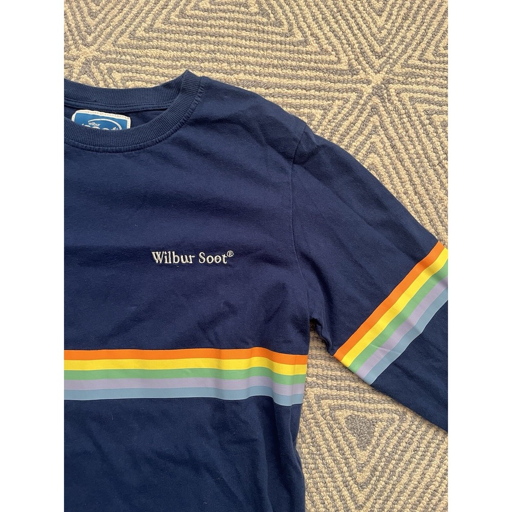 Wilbur‎ Soot OS 1.2 Long Sleeve Knit Shirt - Rainbow/Blue - Small